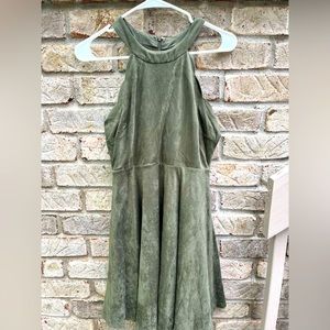 Altar’d State Velour Scalloped Dress
